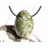 Schneeflockenepidot (Epidot-Feldspat) XL Trommelstein...