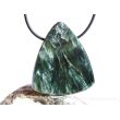 Seraphinit (Klinochlor) XXL Schmuckstein / Scheibenstein gebohrt - AA-Sonderqualität - Handarbeit - ca. 4,2 cm x 3,6 cm x 0,8 cm
