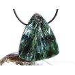 Seraphinit (Klinochlor) XXL Schmuckstein / Scheibenstein gebohrt - AA-Sonderqualität - Handarbeit - ca. 4,2 cm x 3,6 cm x 0,8 cm