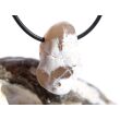 Schlangenhautachat Trommelstein gebohrt - Sonderqualität - ca. 3 cm x 1,9 cm x 1,5 cm