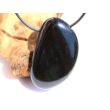 Regenbogenobsidian XXL Trommelstein gebohrt - ca. 4,4 cm x 2,6 cm x 1,1 cm