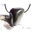 Goldobsidian Trommelstein / Schmuckstein gebohrt - AA-Sonderqualität - ca. 3,3 cm x 2,6 cm x 1,7 cm