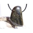 Goldobsidian XXL Trommelstein / Schmuckstein gebohrt - Sonderqualität - ca. 4 cm x 2,4 cm x 1,2 cm