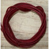 Ziegenlederband weinrot (fein-weich), ca. 1,4 mm Durchm.,...