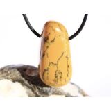 Opalith XXL Trommelstein / Schmuckstein gebohrt -...