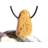 Opalith XXL Trommelstein / Schmuckstein gebohrt - AA-Sonderqualität - ca. 3,9 cm x 2,1 cm x 1,8 cm