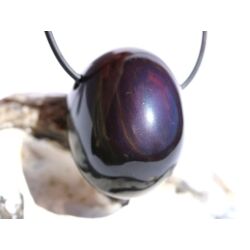 Regenbogenobsidian Schmuckstein Cabochon gebohrt - AA-Sonderqualität - ca. 3,2 cm x 2,4 cm x 1,8 cm