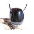 Regenbogenobsidian Schmuckstein Cabochon gebohrt - AA-Sonderqualität - ca. 3,2 cm x 2,4 cm x 1,8 cm