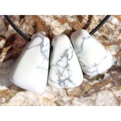 Magnesit Schmucksteine / Trommelsteine gebohrt - Sonderqualit&auml;t - ca. 2,3 - 3 cm / 11-14 g/St