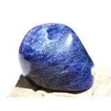 Sodalith Trommelstein "Silberschimmer" - Sonderqualit&auml;t - Rarit&auml;t - ca. 2,8 cm x 2,3 cm x 2,2 cm (Fairer Handel/GKS)