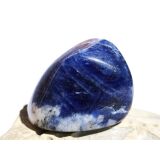 Sodalith Trommelstein "Silberschimmer" - Sonderqualit&auml;t - Rarit&auml;t - ca. 2,8 cm x 2,3 cm x 2,2 cm (Fairer Handel/GKS)