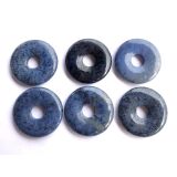 Dumortierit Donut Edelstein 30 mm (5-6 mm stark)