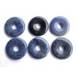 Dumortierit Donut Edelstein 30 mm (5-6 mm stark)