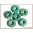 Prasem (Budstone) Donut Edelstein 30 mm (6-7 mm stark)