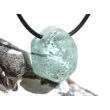 Aquamarin aquablau natur (Beryll) Kristallstab / Schmuckstein gebohrt - AA-Sonderqualität - Rarität - Handarbeit - ca. 2,3 cm x 2 cm x 1,1 cm