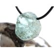 Aquamarin aquablau natur (Beryll) Kristallstab / Schmuckstein gebohrt - AA-Sonderqualität - Rarität - Handarbeit - ca. 2,3 cm x 2 cm x 1,1 cm