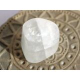 Selenit (Fasergips) "Regenbogenkristall" XXL Trommelstein / Handschmeichler - Sonderqualit&auml;t - ca. 4,2cm x 3,7 cm x 3,1 cm -Sonderpreis wg. Makel -