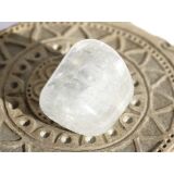 Selenit (Fasergips) "Regenbogenkristall" XXL Trommelstein / Handschmeichler - Sonderqualit&auml;t - ca. 4,2cm x 3,7 cm x 3,1 cm -Sonderpreis wg. Makel -