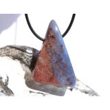 Richterit XXL Schmuckstein / Scheibenstein gebohrt -...