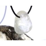 Schwefelquarz Trommelstein gebohrt - Sonderqualit&auml;t...