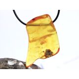 Bernstein XXL Trommelstein gebohrt - Sonderqualität - ca. 5 cm x 3,2 cm x 1,3 cm