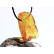 Bernstein XXL Trommelstein gebohrt - Sonderqualität - ca. 5 cm x 3,2 cm x 1,3 cm