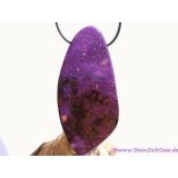 Sugilith XXXL Schmuckstein / Scheibenstein gebohrt -...