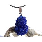 Azurit Kristallstufe / Rohstein Anh&auml;nger...