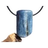 Disthen blau "Silberschimmer" XL Schmuckstein /...