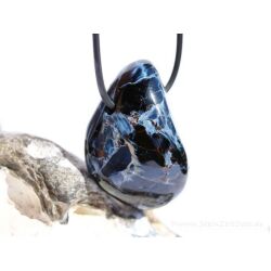 Pietersit XXL Trommelstein gebohrt - AA-Sonderqualität - Rarität - ca. 4,2 cm x 2,5 cm x 2,5 cm