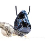 Pietersit XXL Trommelstein gebohrt -...