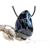 Pietersit XXL Trommelstein gebohrt -...