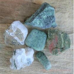 Wassersteine-Set "Aufbau und Erholung" - Wassersteine-Sonderqualität -  ca. 100 g im Natur-Baumwollbeutel (GKS)