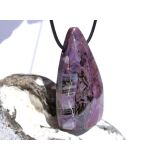 Sugilith XXXL Schmuckstein Cabochon gebohrt -...