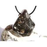 Turitella-Jaspis XXL Trommelstein gebohrt - Sonderqualit&auml;t - ca. 4,2 cm x 3,4 cm x 1,8 cm (ES)