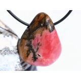 Rhodonit Trommelstein gebohrt - AA-Sonderqualit&auml;t -...