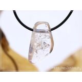 Morganit (Beryll) Schmuckstein / Scheibenstein gebohrt - AAA-Sonderqualit&auml;t - Rarit&auml;t - Handarbeit - ca. 3 cm x 1,7 cm x 0,8 cm