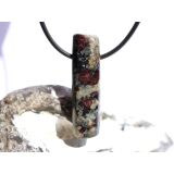 Eudialyt XXL Stab-Schmuckstein gebohrt -...