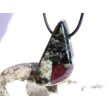 Eudialyt XXL Schmuckstein gebohrt - Sonderqualität - Rarität - Handarbeit - ca. 4,1 cm x 2,2 cm x 1,3 cm
