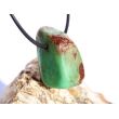 Chrysopras Schmuckstein / Trommelstein gebohrt - ca. 2,8 cm x 1,7 cm x 1,7 cm
