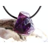 Amethyst dunkel "Morion" Kristallspitze /...