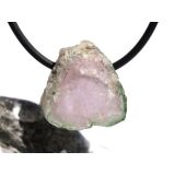 Wassermelonenturmalin Kristallquerschnitt / Rohsteinform...