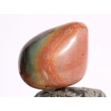 Polychrom-Jaspis (Polychromjaspis) XXL Trommelstein / Handschmeichler - Sonderqualit&auml;t - ca. 4,2 cm x 3,6 cm x 3,1 cm (GKS)