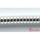 Schlangenkette, 925iger Silber, Karabinerverschluss, ca....