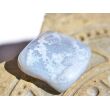 Chalcedon blau gebändert Trommelstein / Scheibenstein - schöne Qualität - ca. 2,3 cm x 2,3 cm x 0,8 cm (Fairer Handel/GKS)