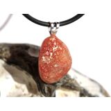 Sonnenstein Trommelstein Anh&auml;nger Silber&ouml;se...