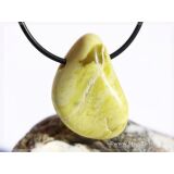 Ophicalcit / Connemara Trommelstein gebohrt - Rarit&auml;t - ca. 3,2 cm x 2,1 cm x 1,3 cm (GKS)