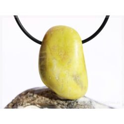 Ophicalcit / Connemara Trommelstein gebohrt - Rarität - ca. 3,5 cm x 2,2 cm x 1,2 cm (GKS)