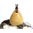 Calcit orange (Orangencalcit) Trommelstein gebohrt - ca. 2,7 cm x 2,2 cm x 1,2 cm