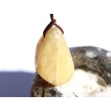 Calcit orange (Orangencalcit) Trommelstein gebohrt - ca. 2,5 cm x 2,2 cm x 1,7 cm